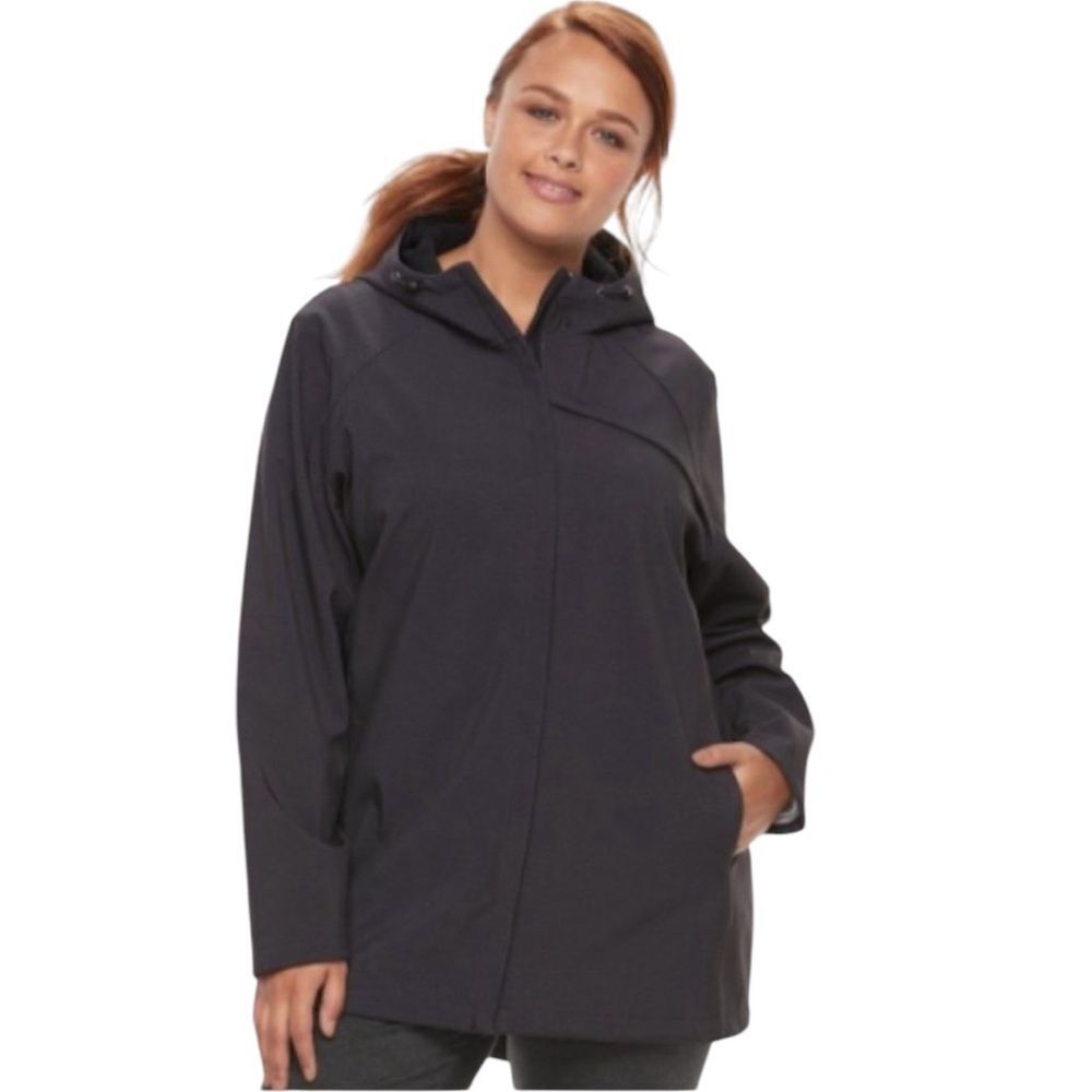 New balance grey cold weather anorak coat size large